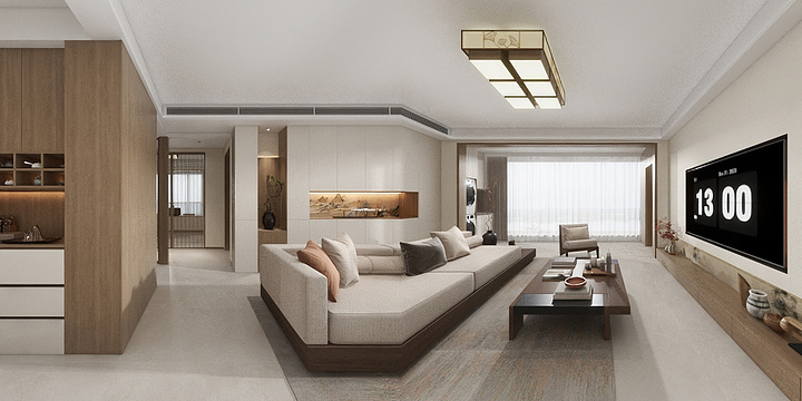 江上丶室内设计-九州悦-新中式-装修设计方案