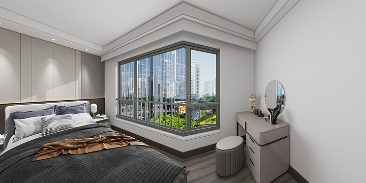 尚度装饰赵鹏飞-阳门幸福嘉园3-2-801-装修设计方案