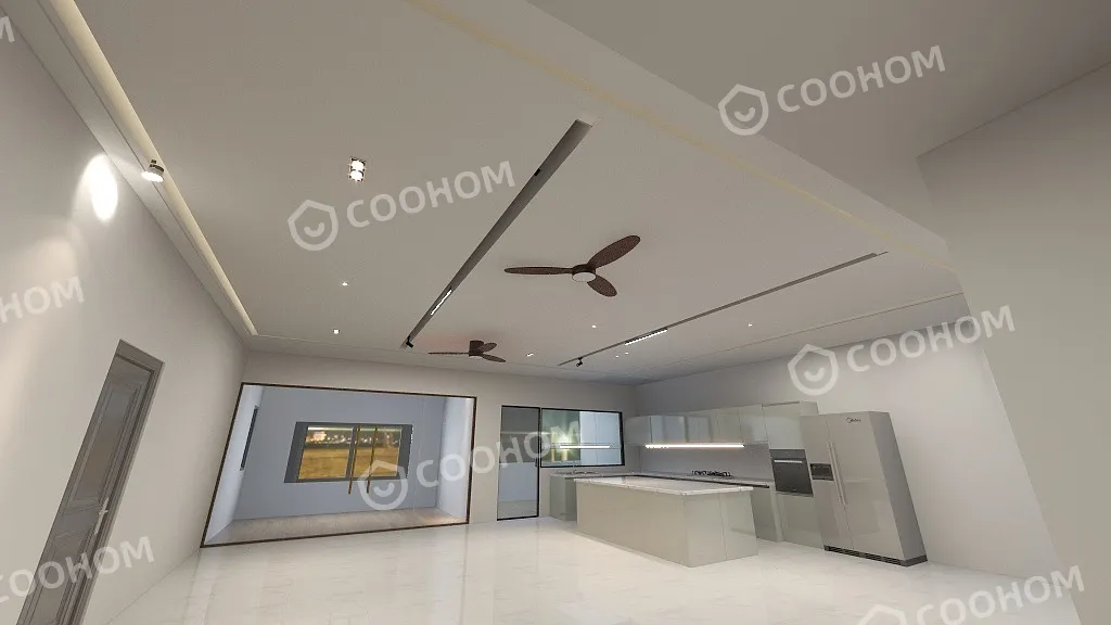 Daromainteriors的装修设计方案:kitchen false ceiling