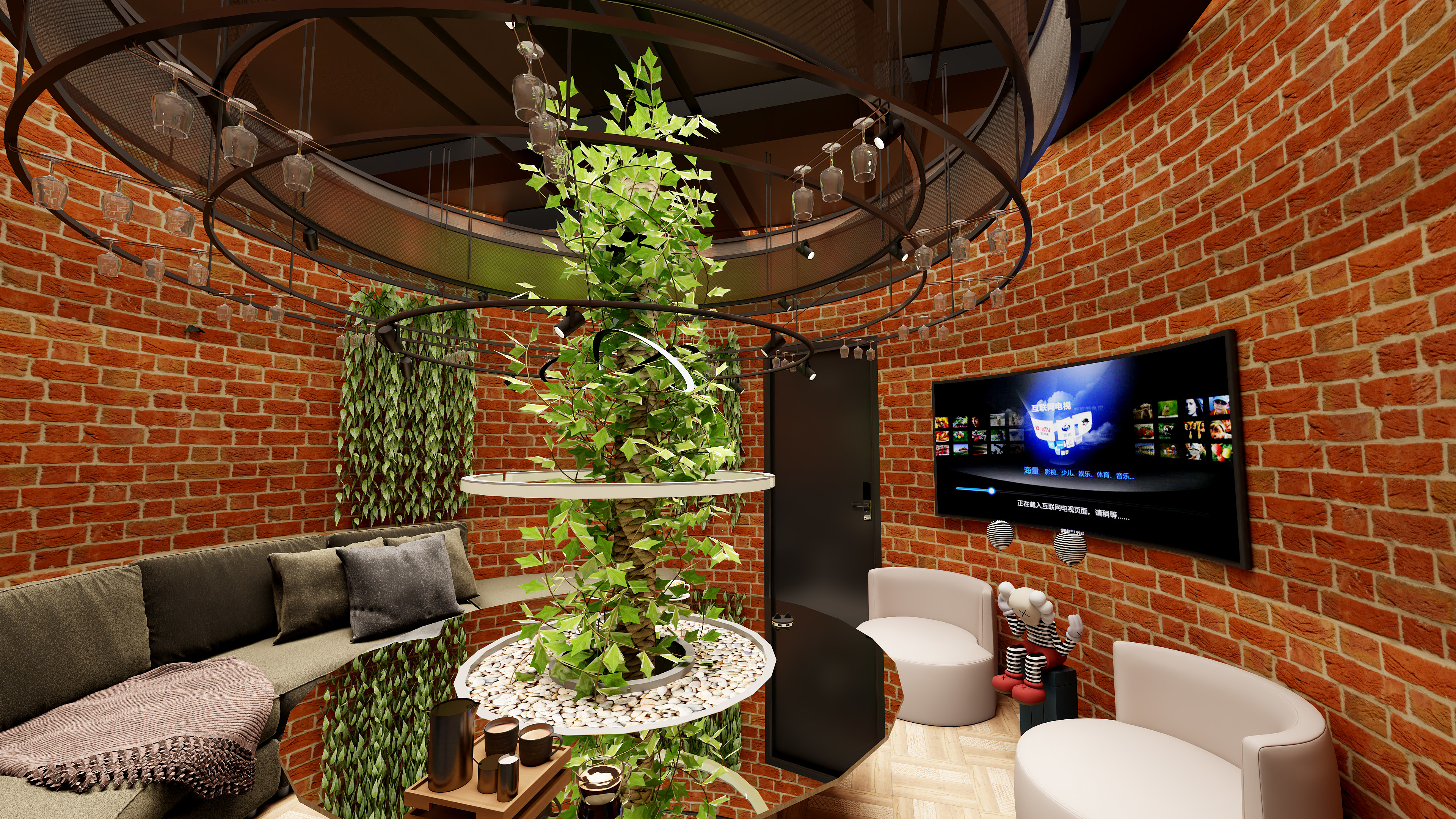 初音nikki-301㎡2办公空间二层-装修设计方案