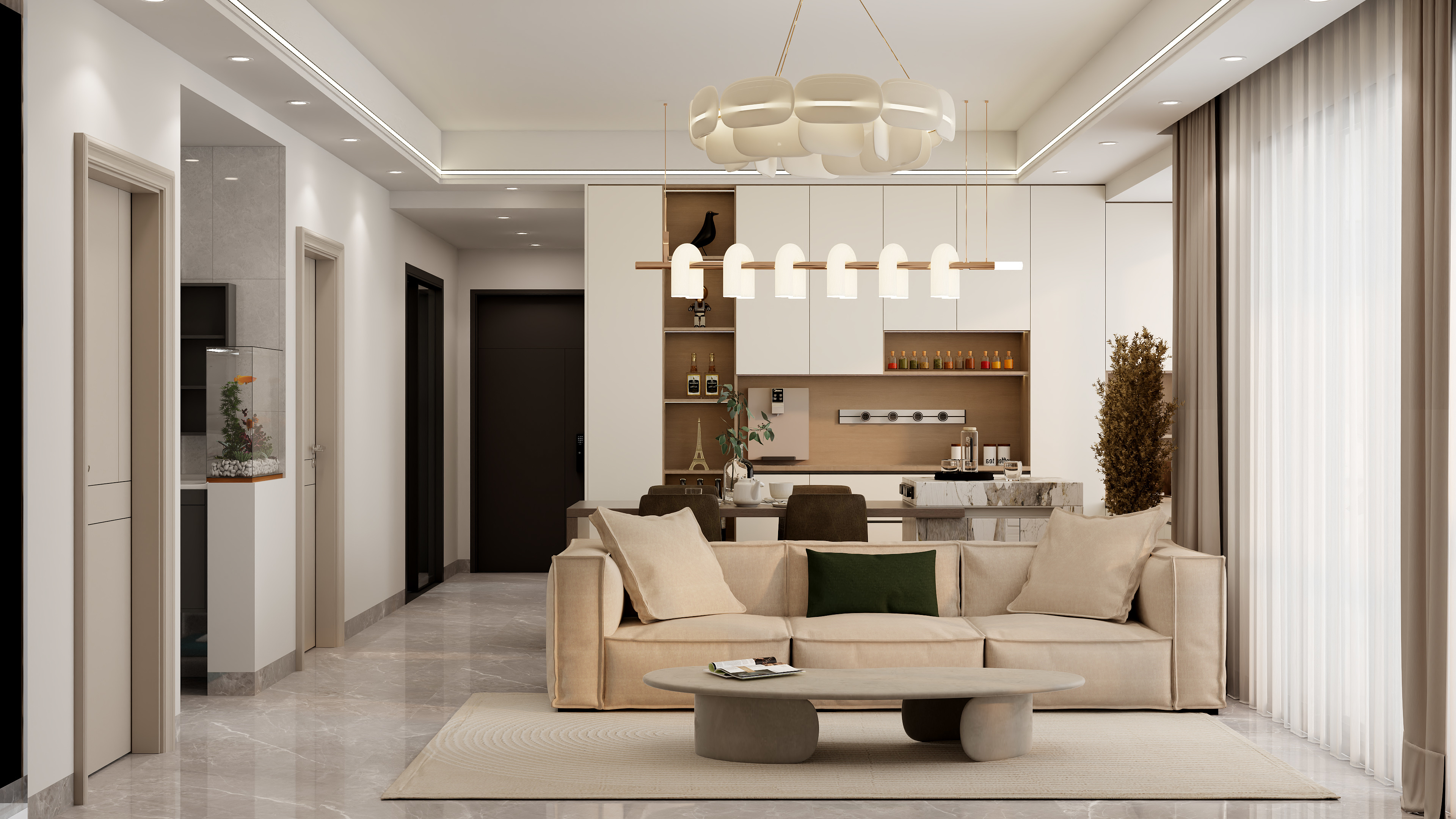 全案设计-邓晓宇-陈先生雅居丨泰丰牧马湖68栋3101房-装修设计方案