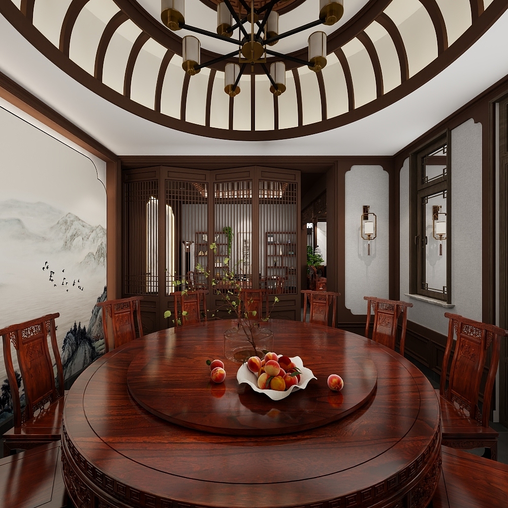 依诺萧-129㎡3室装修效果图