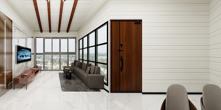 钟意棵树-原木奶油风-装修设计方案