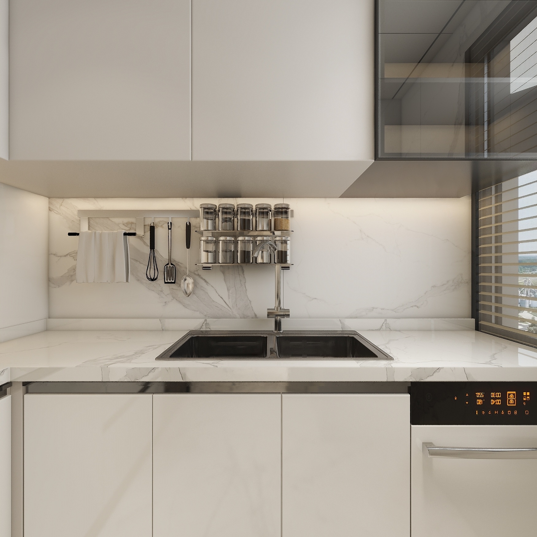 廸偉-原木雅室-46方現代風装修效果图