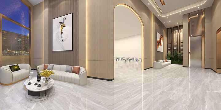 南宁经营部4-5-22  颜总大堂-装修设计方案