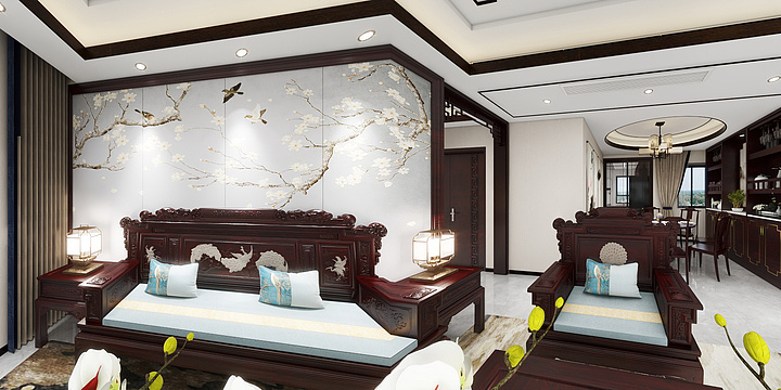 慕白..-龙记檀府164 中式-装修设计方案