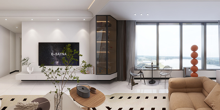 李艳齐-远大未来天境118平方3居室-装修设计方案