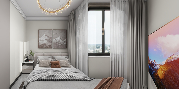 宁陵县四维空间设计工作室-宁安新城120-副本-装修设计方案