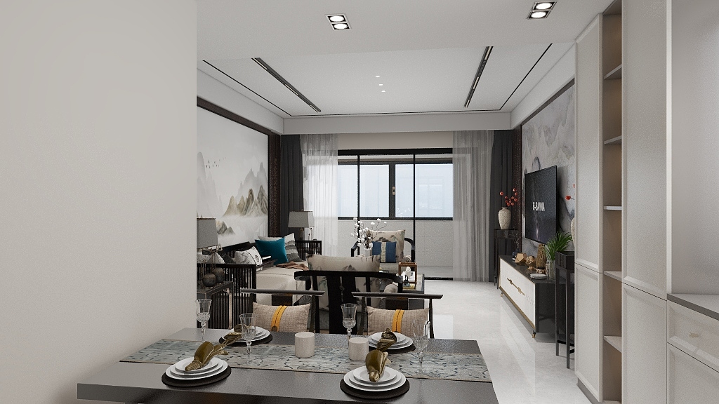 孙泽锋-珵昀府140效果-装修设计方案