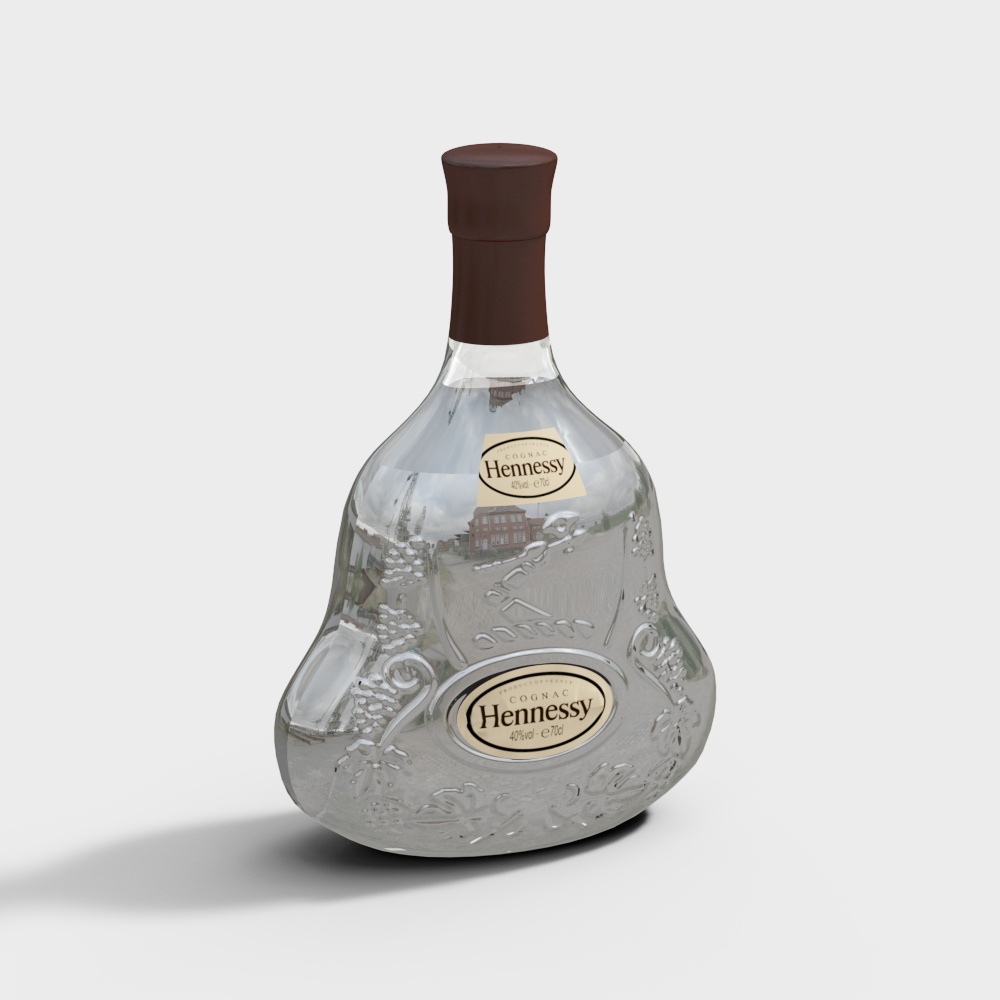 洋酒白兰地3D模型
