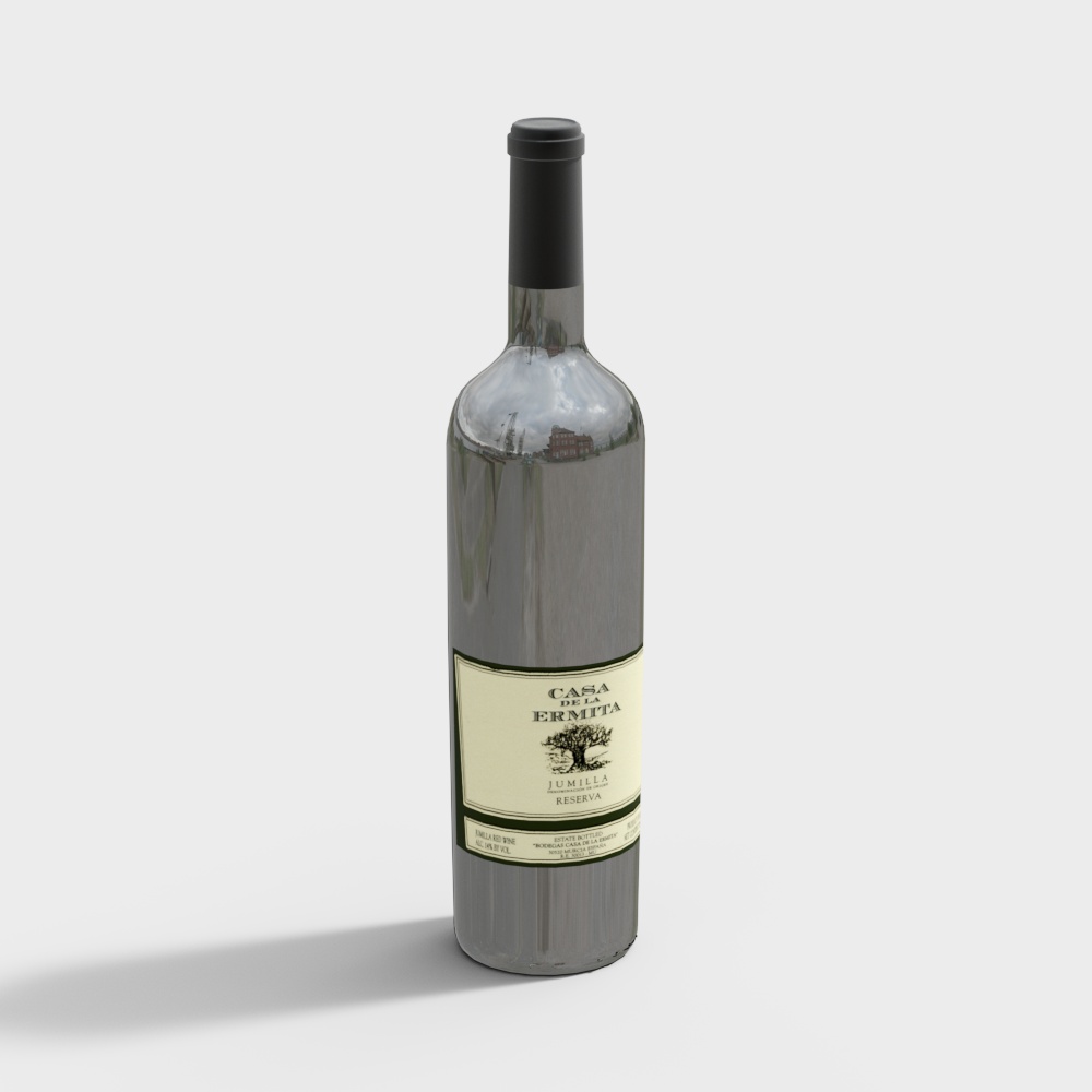 精酿葡萄酒3D模型
