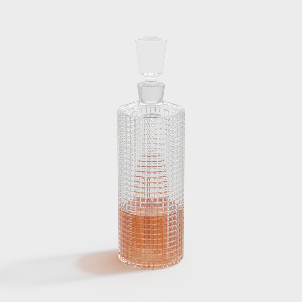 酒水酒瓶3D模型