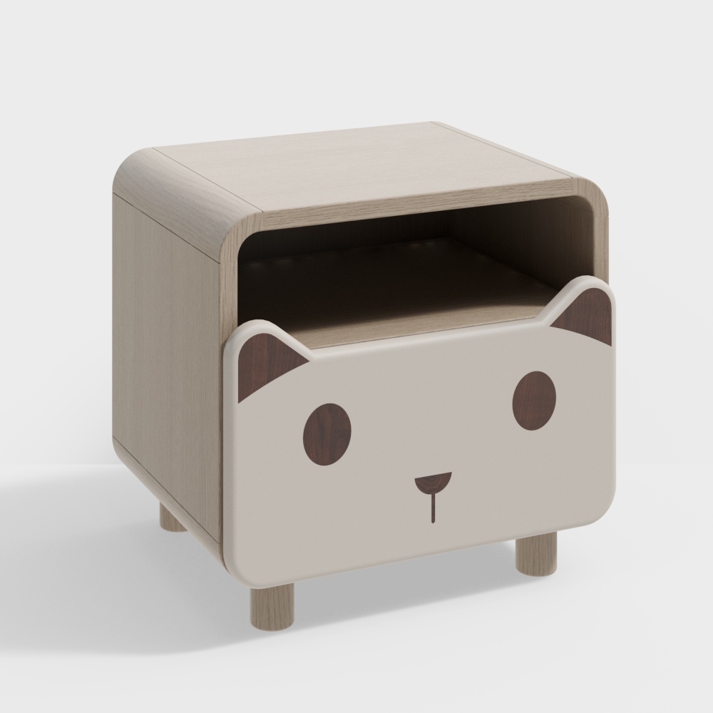Kitten nightstand3D模型
