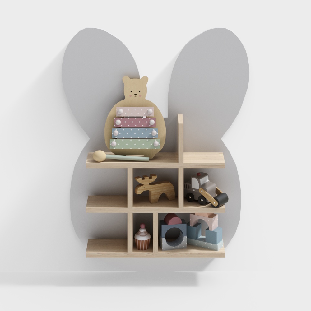 Rabbit storage rack3D模型