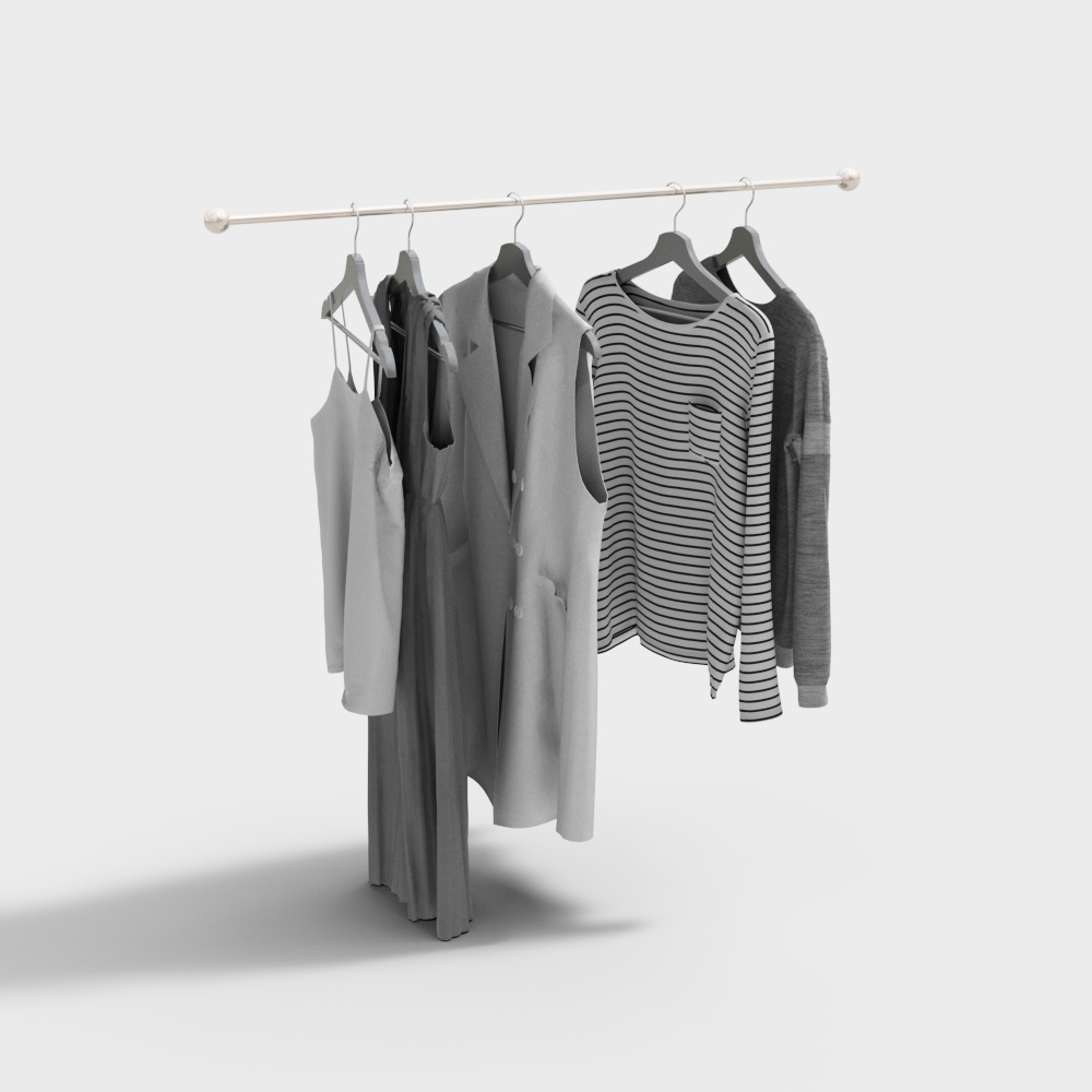 现代服装店服饰