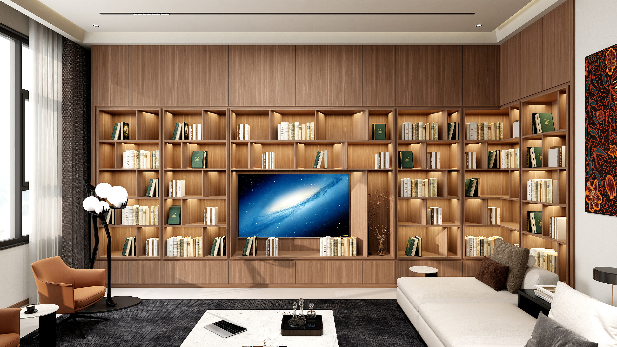 Mu-木-亭塘路381号客厅效果图-装修设计方案