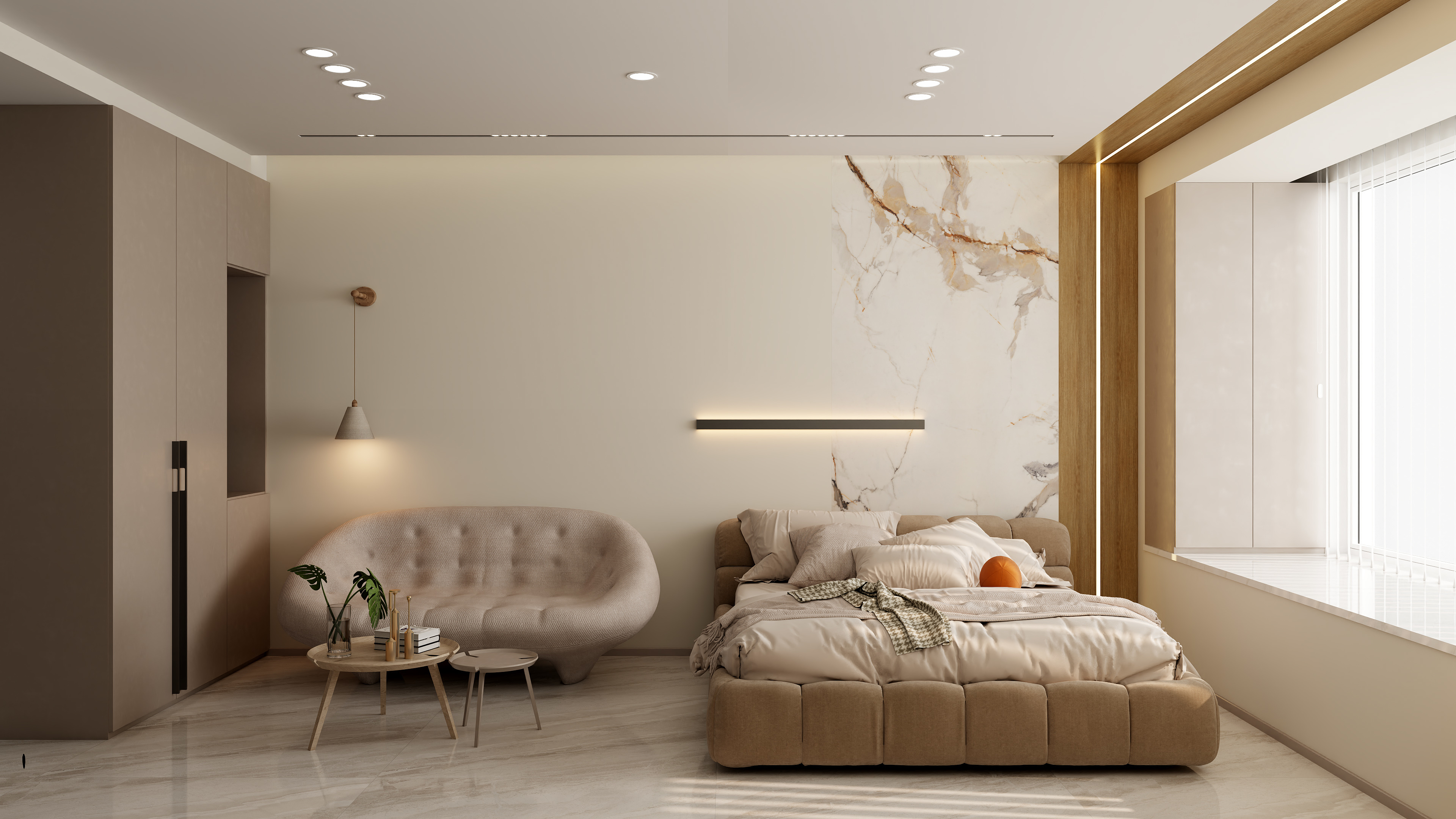 有点设计事务所-河口湾40㎡装修效果图