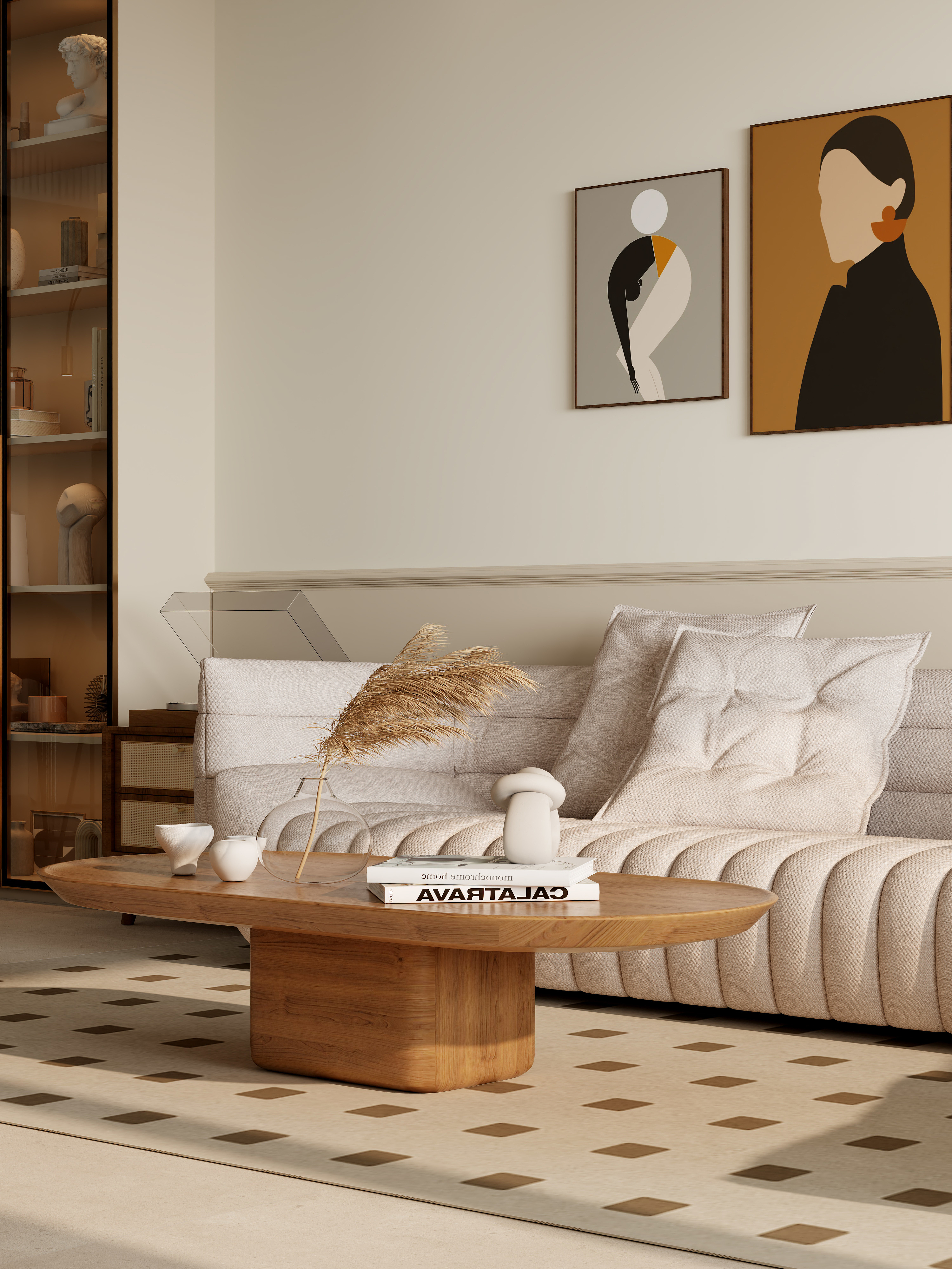 有点设计事务所-万科紫台109㎡装修效果图