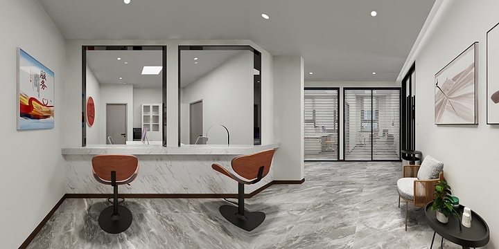 米格空间美学-国源集团·三层-装修设计方案