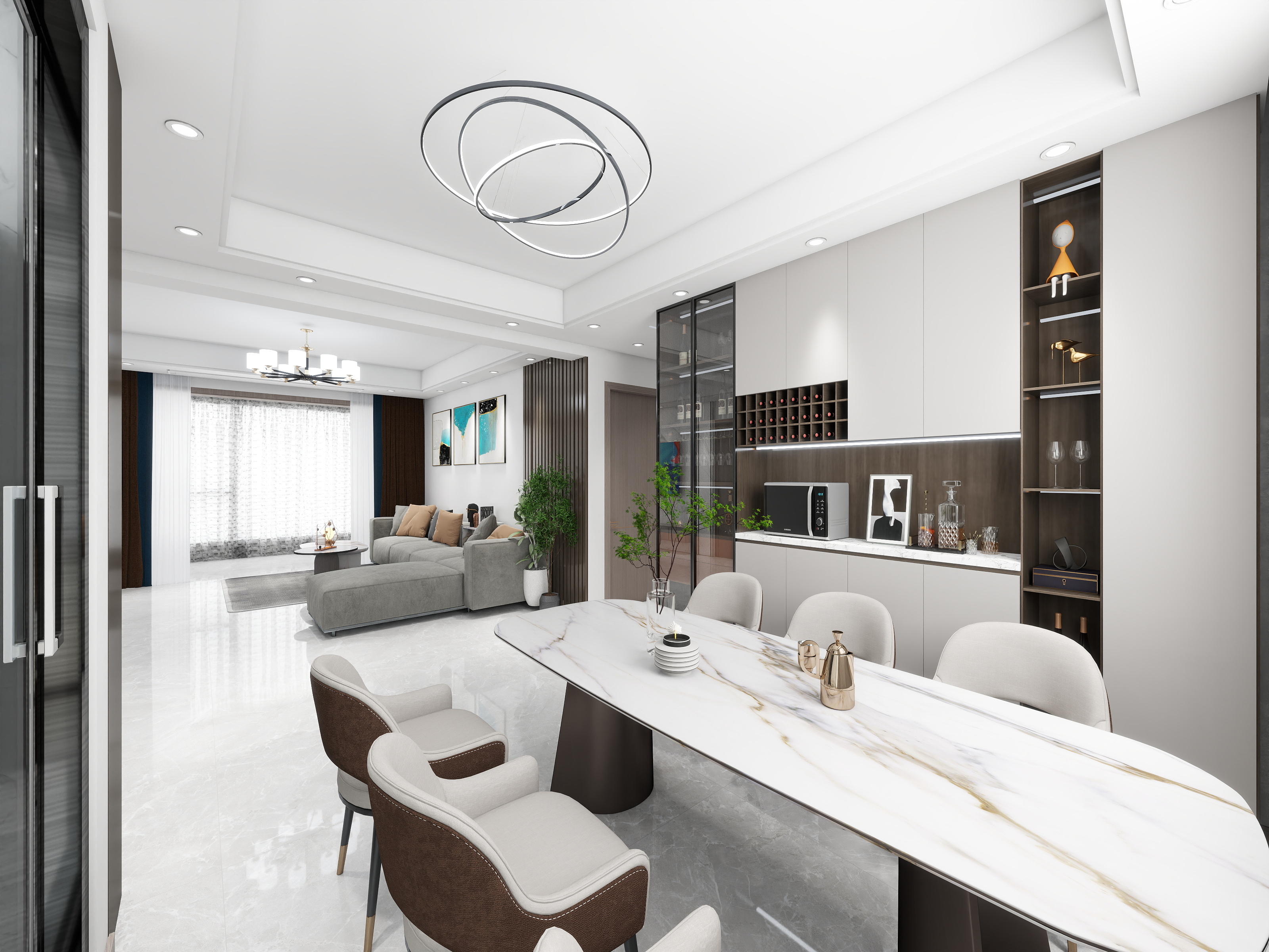 耿仁彪-观宸郡133平现代风格设计-装修设计方案