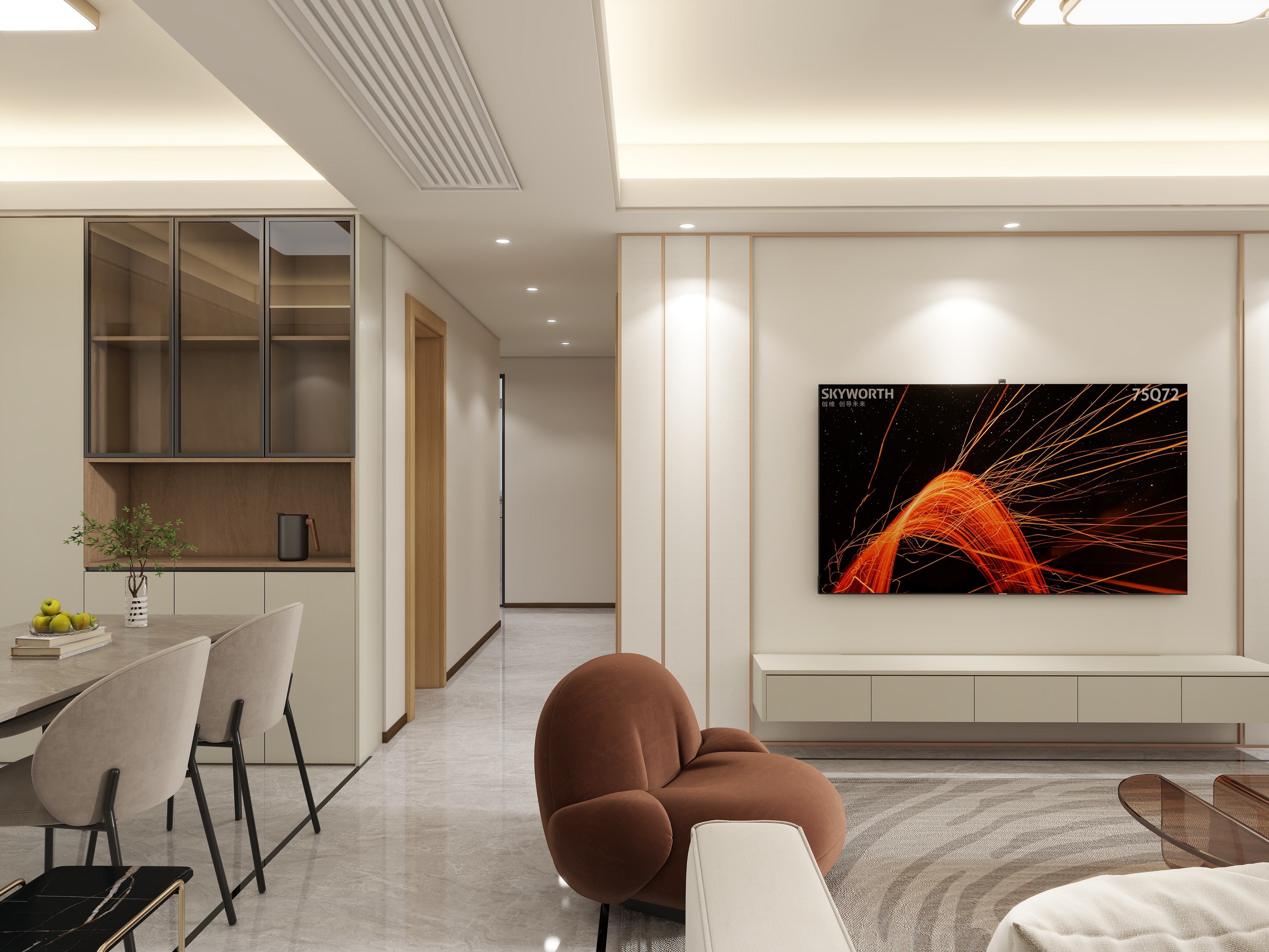 昆山德瑞邦-合颂兰亭（精装房）装修效果图