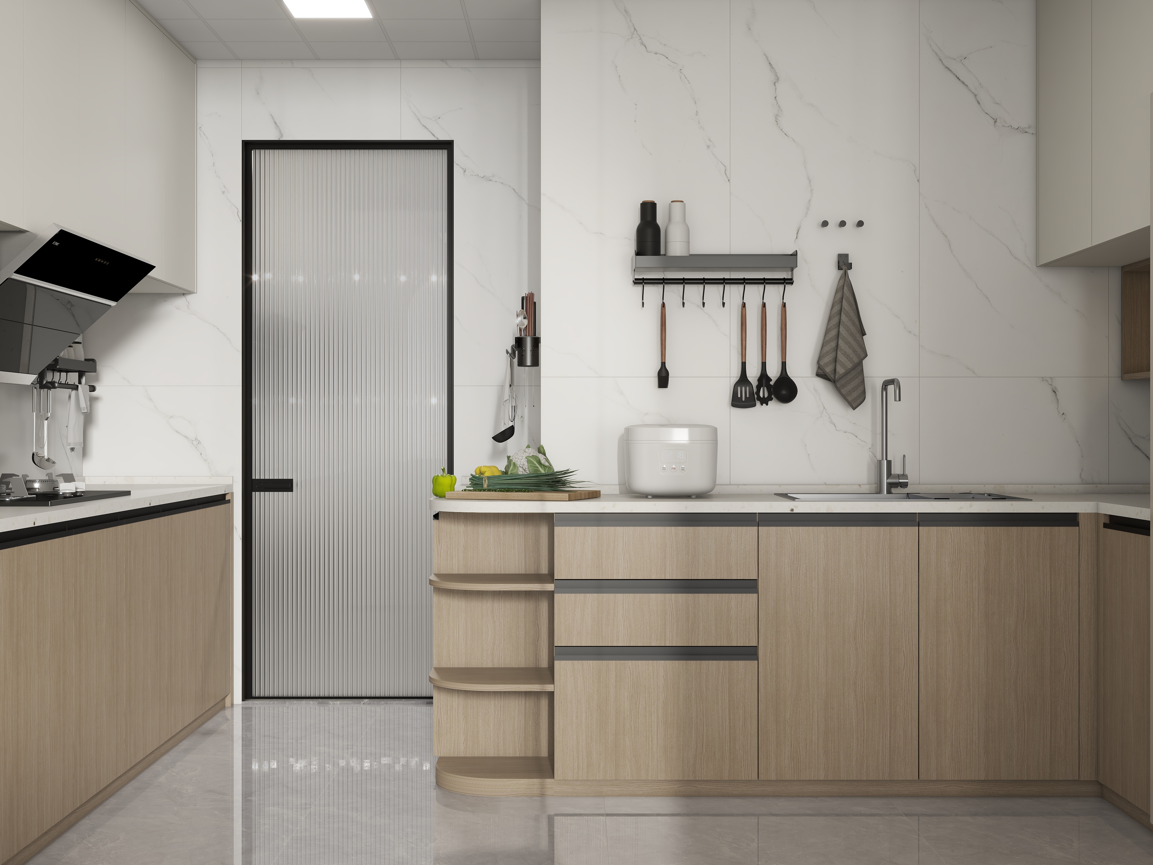 设计师珂源-万科城市花园153㎡4室装修效果图