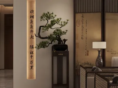 ATONG空间设计-宋式客餐厅装修效果图