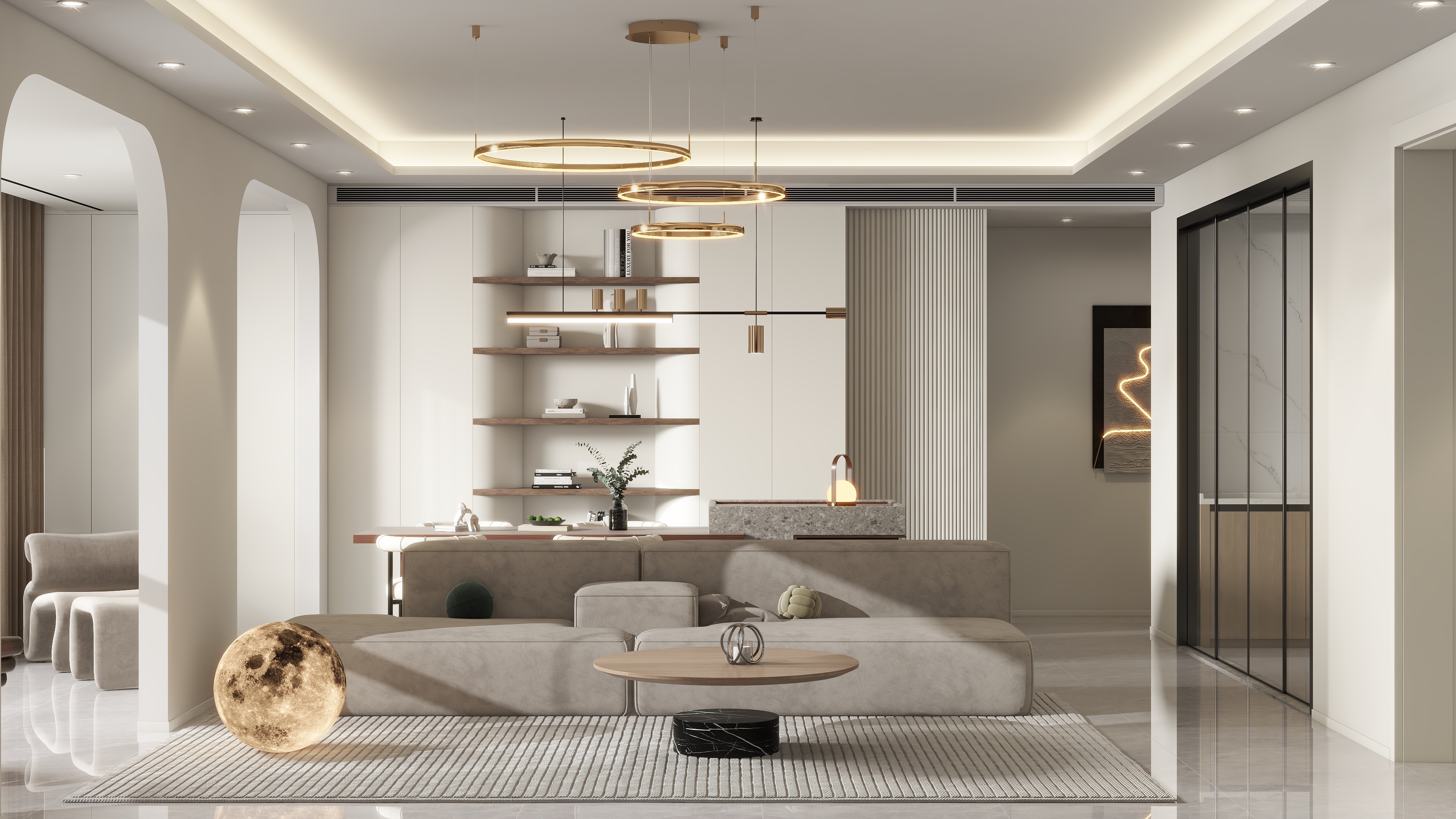 设计师珂源-万科城市花园153㎡4室装修效果图