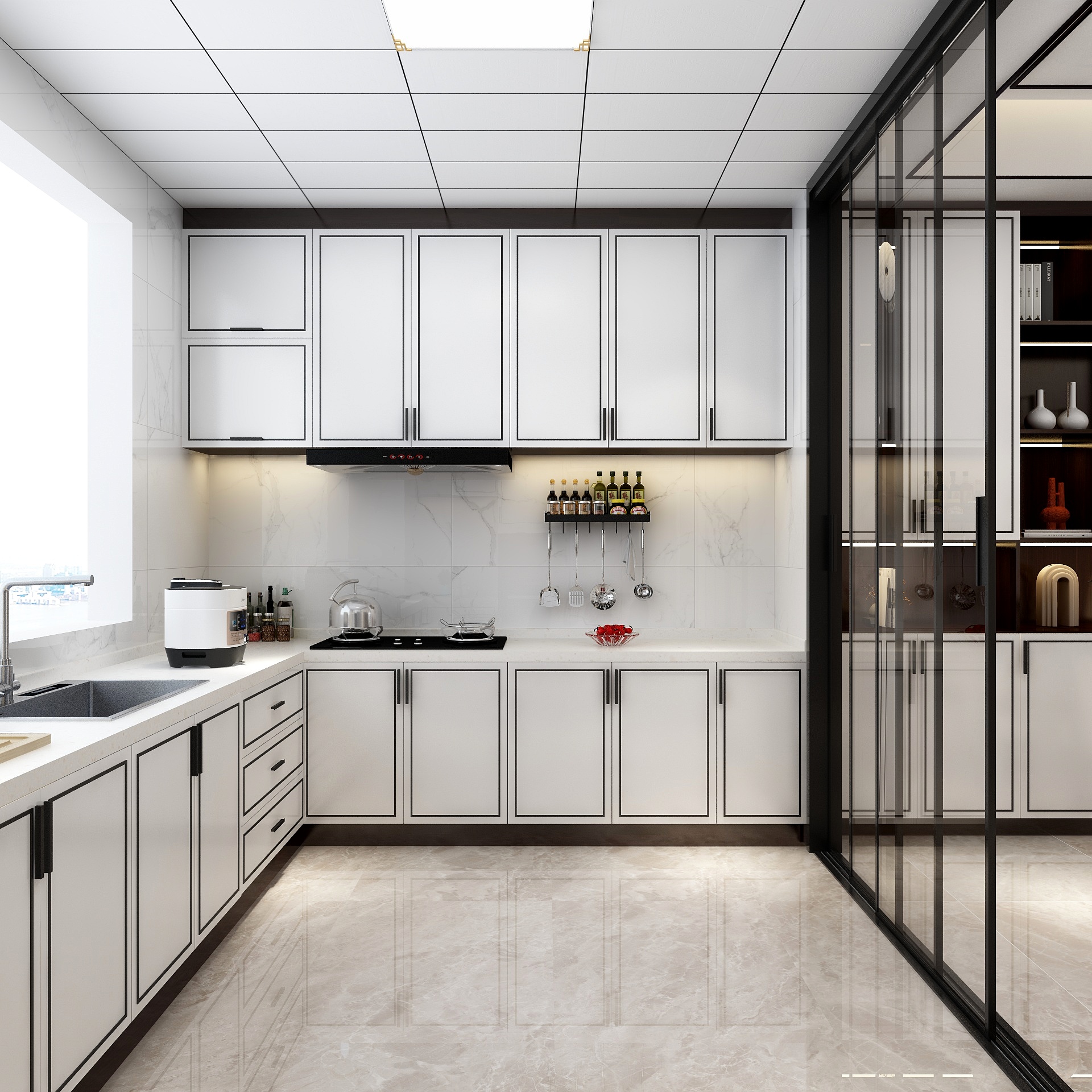 湛智华-新中式186平4房装修效果图