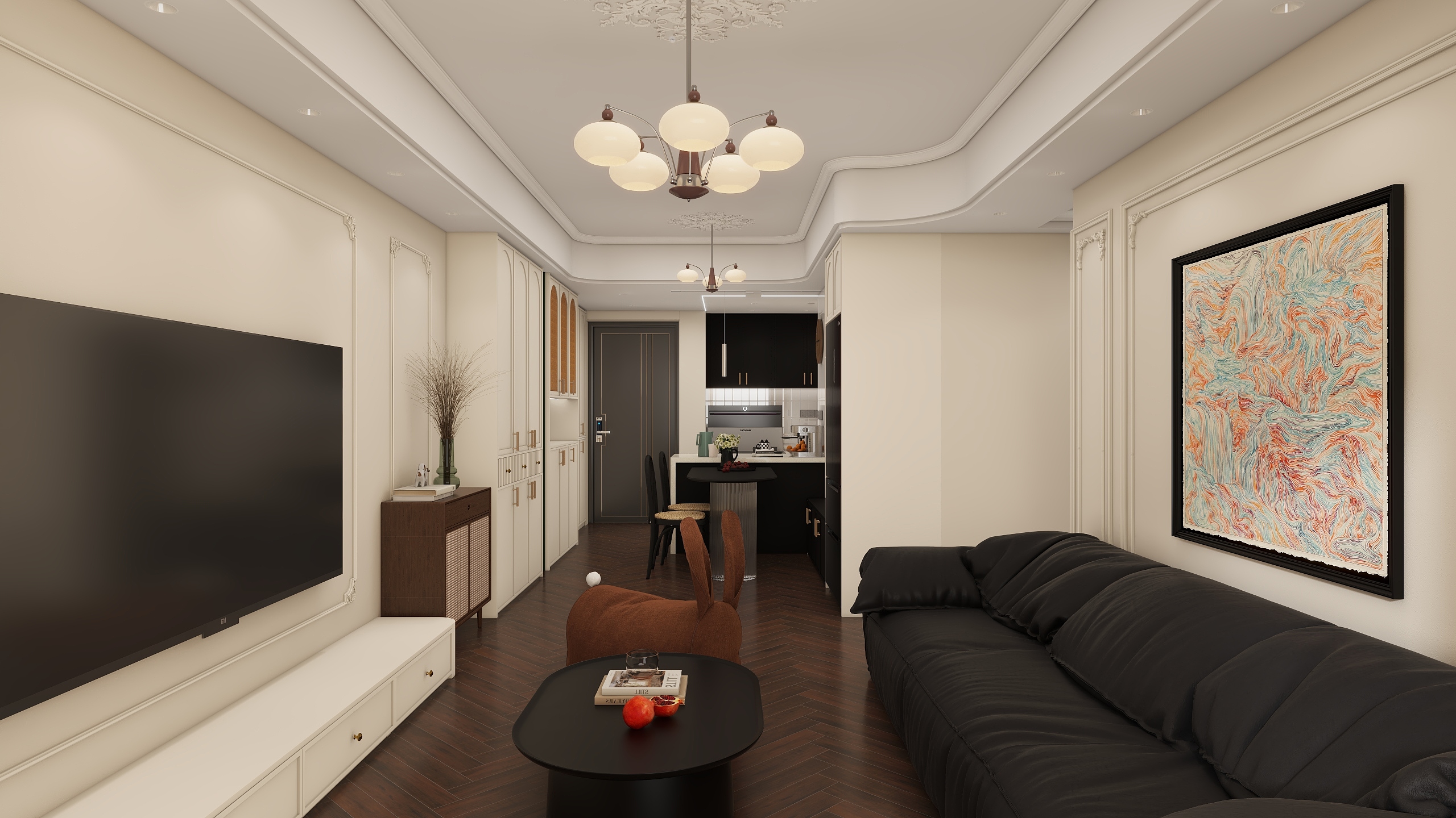 虾米空间-锦绣家园10-1902-装修设计方案