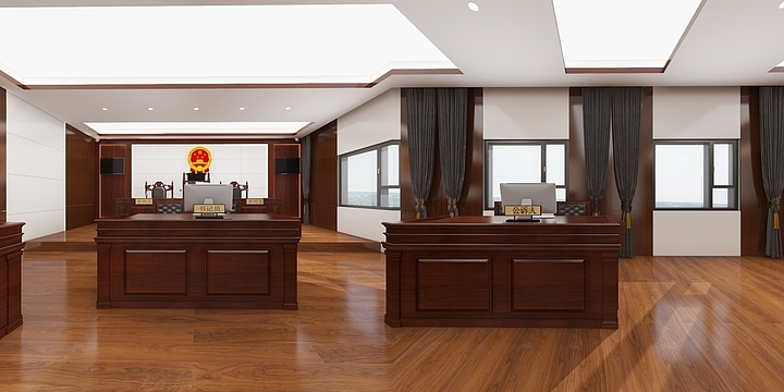 程浩7628-法庭-装修设计方案