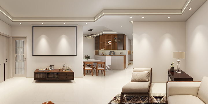 张宝森-阳光名邸 90 盛杨装饰 现代风格-装修设计方案