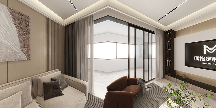 大竹玛格设计师-小罗-花海深林-装修设计方案