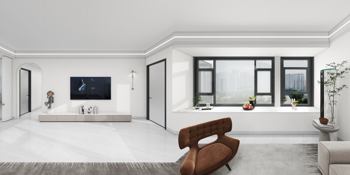 与立设计-罗府|东方侘寂美学-装修设计方案