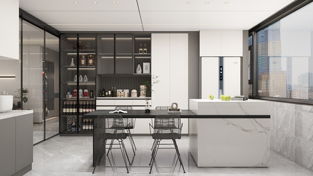 馨诚装饰效果-安塞  金源华府-装修设计方案