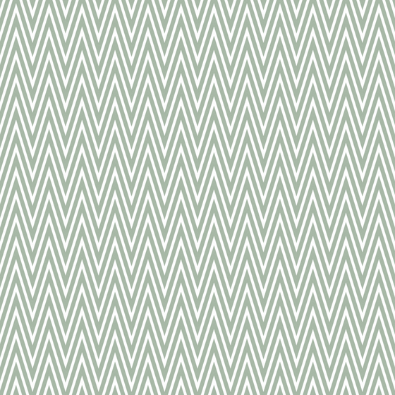 Green Wave Print Wallpaper 3D Model in White