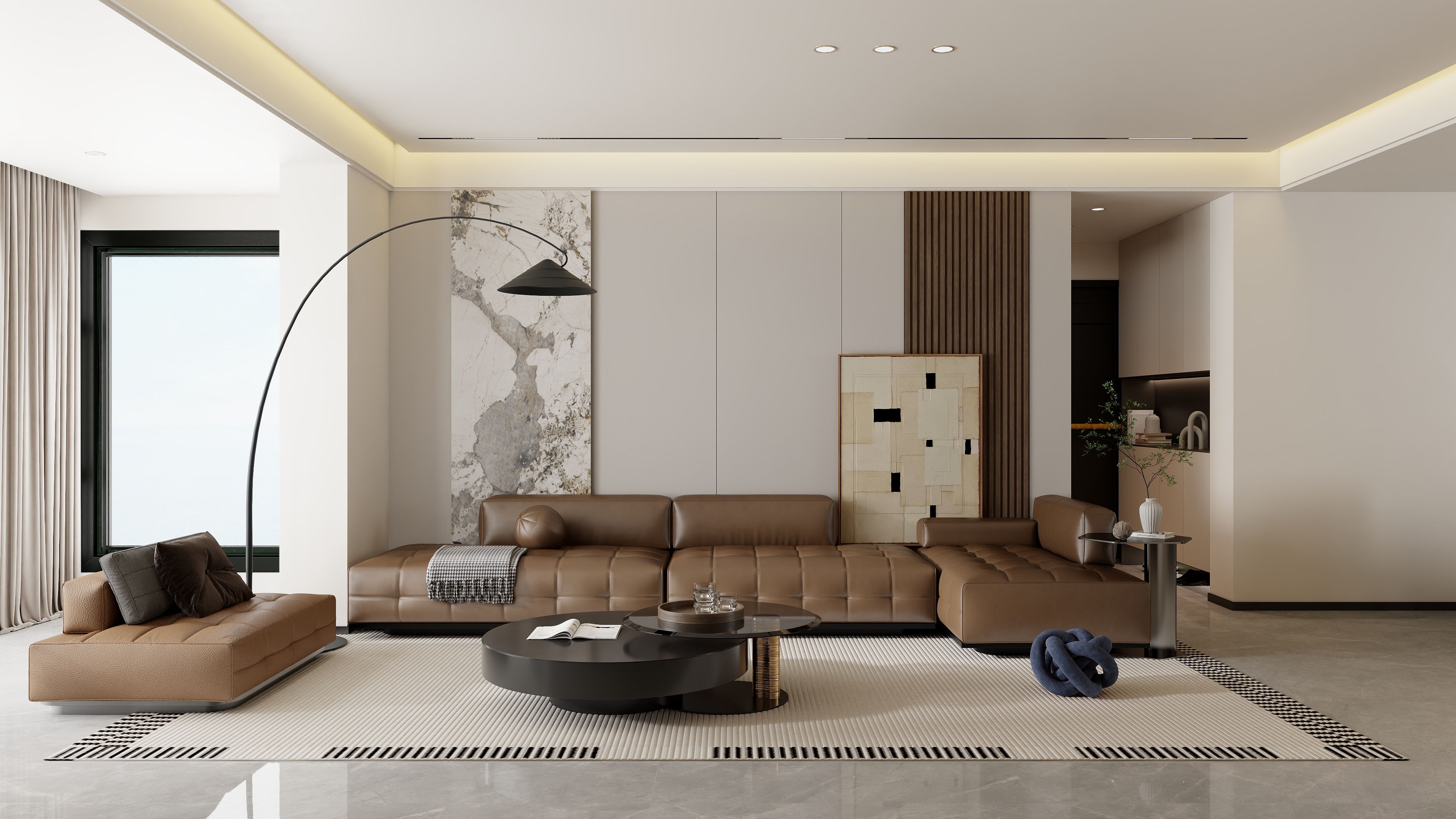 书涵|Harder-【摩卡】意式极简165m²4室-装修设计方案