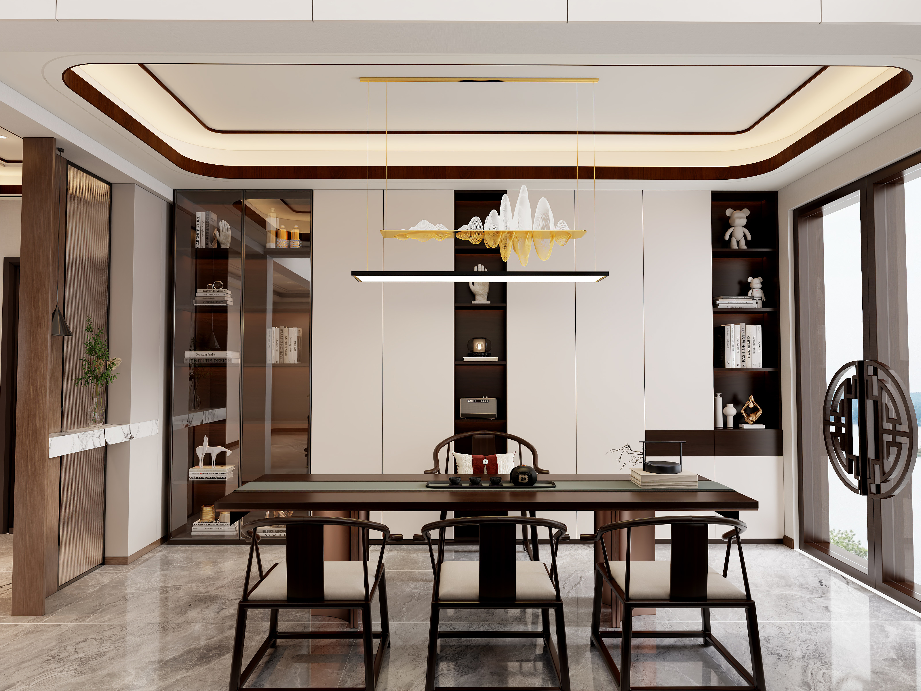 恒博整装大家居.-新中式别墅-装修设计方案