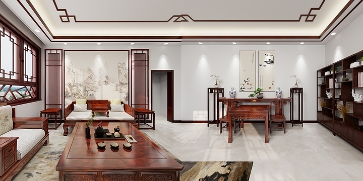 7m6y-怀柔四合院王女士 厅-装修设计方案