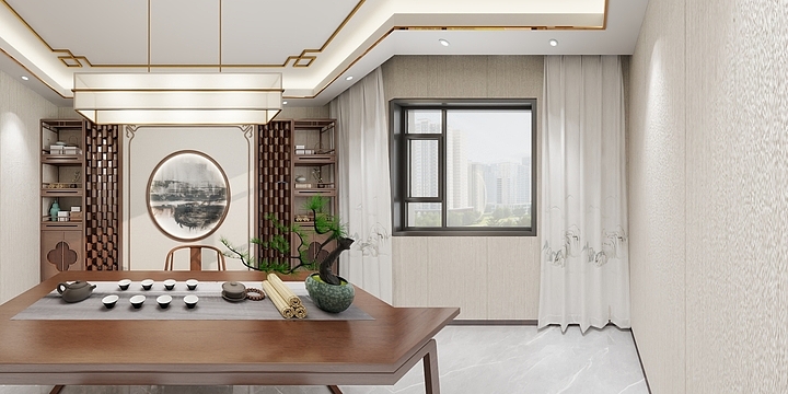 全案整装11-市委背后自建二层楼-装修设计方案