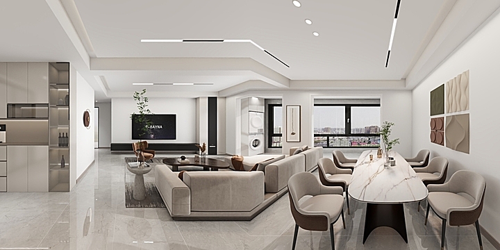 整装设计LN-中海学府里125平-李繁妮-装修设计方案