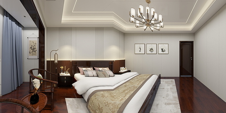 马鞍山高端别墅洋房顶墙定制-塞纳翡翠庄园吴总2024-2-装修设计方案