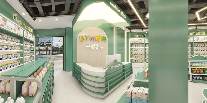 李军良设计-母婴岛隆广店-培训用-装修设计方案