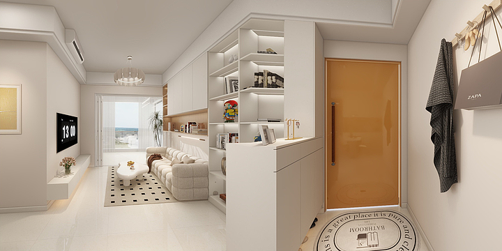 室内设计刘念-芷女士雅居效果图-装修设计方案