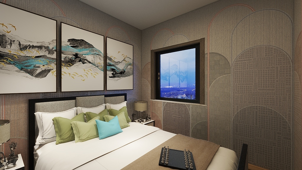 上海旭杭建筑工程有限公司-中冶锦园-装修设计方案