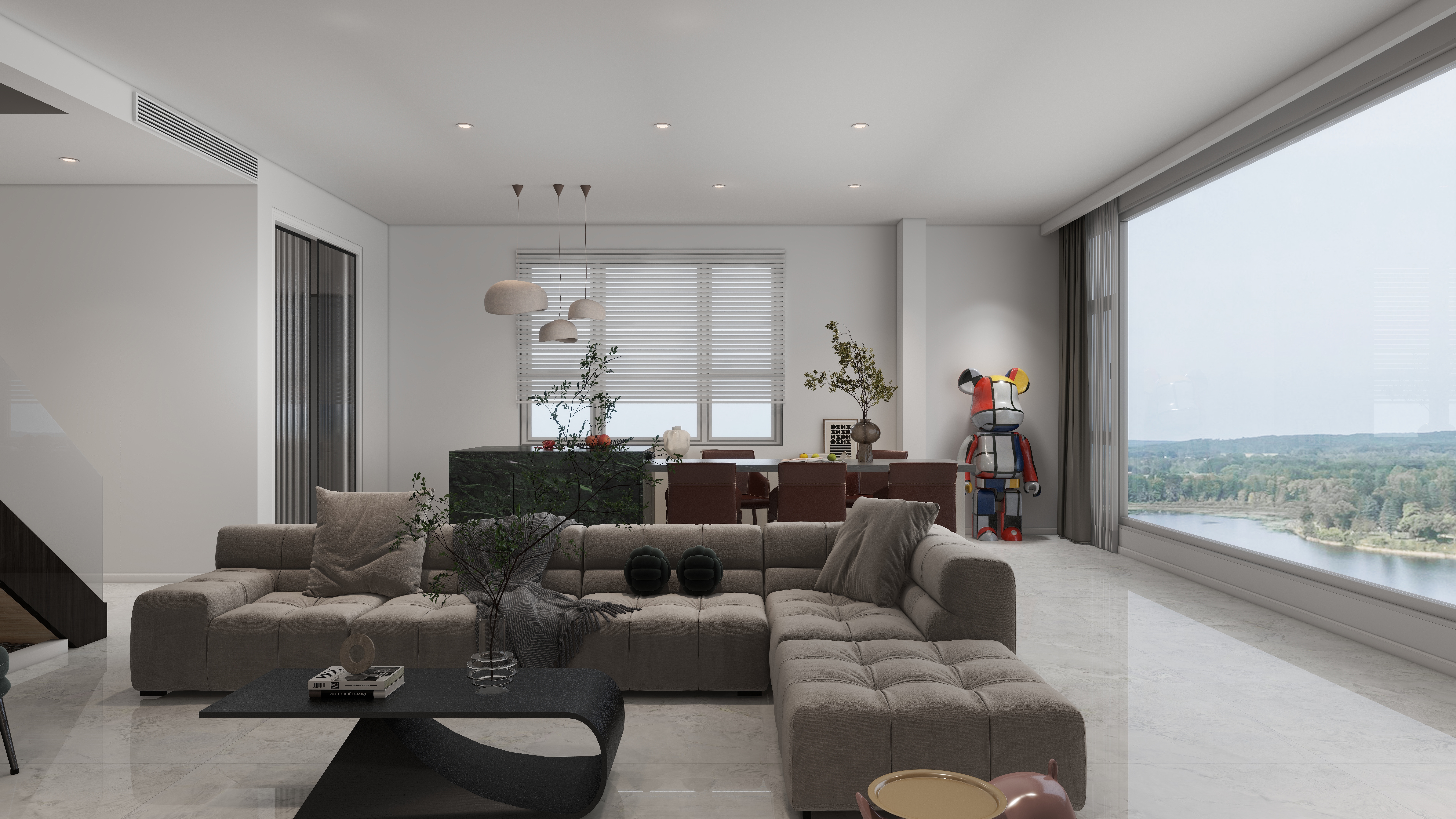 设计师I曹康延-悦泰山里2期92㎡4室叠拼别墅-装修设计方案