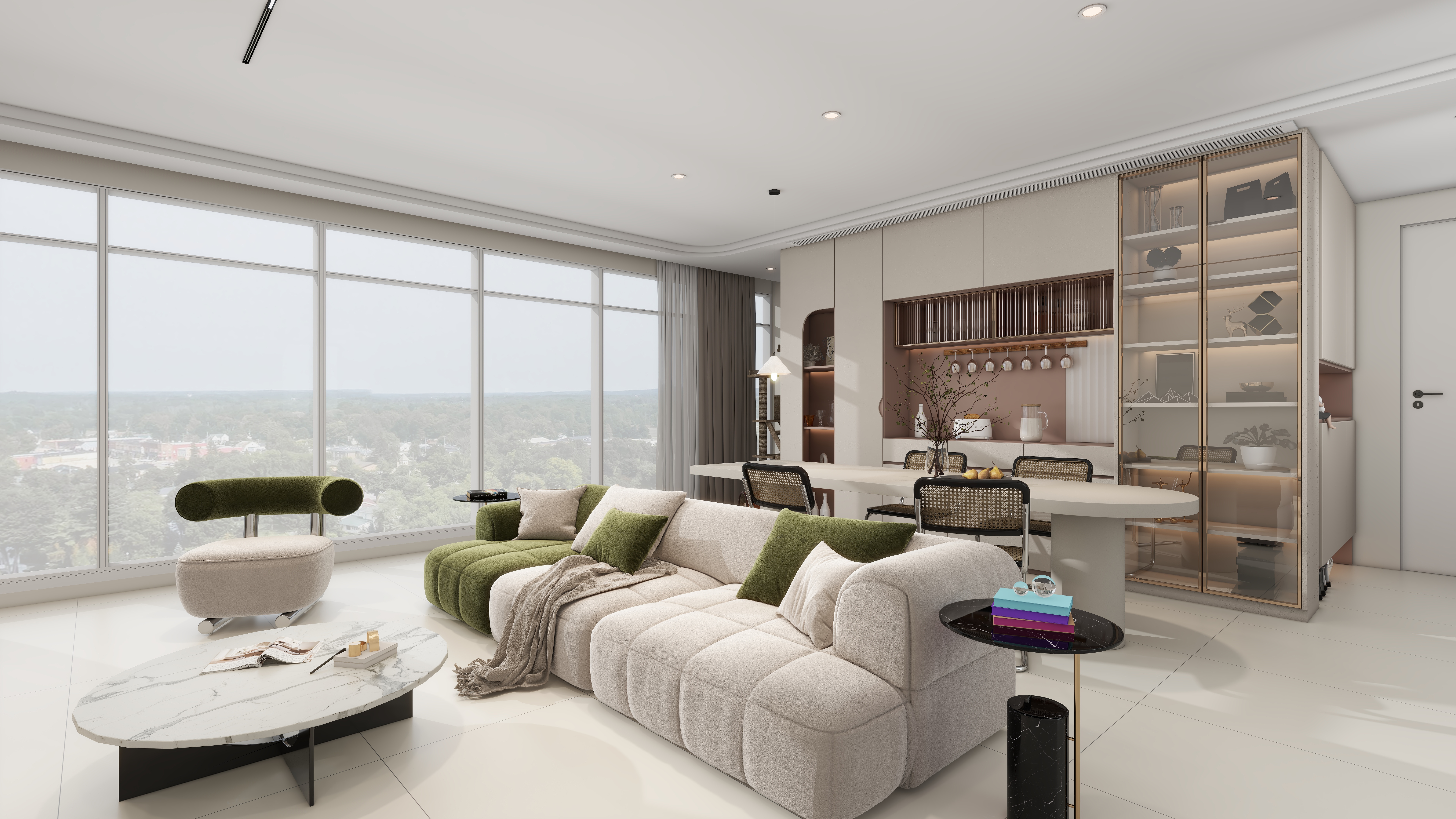 西部吴彦祖-碧桂园125㎡3室轻奢奶油风-装修设计方案