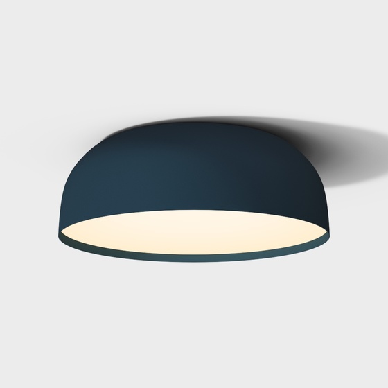 Modern macaron round bedroom ceiling light