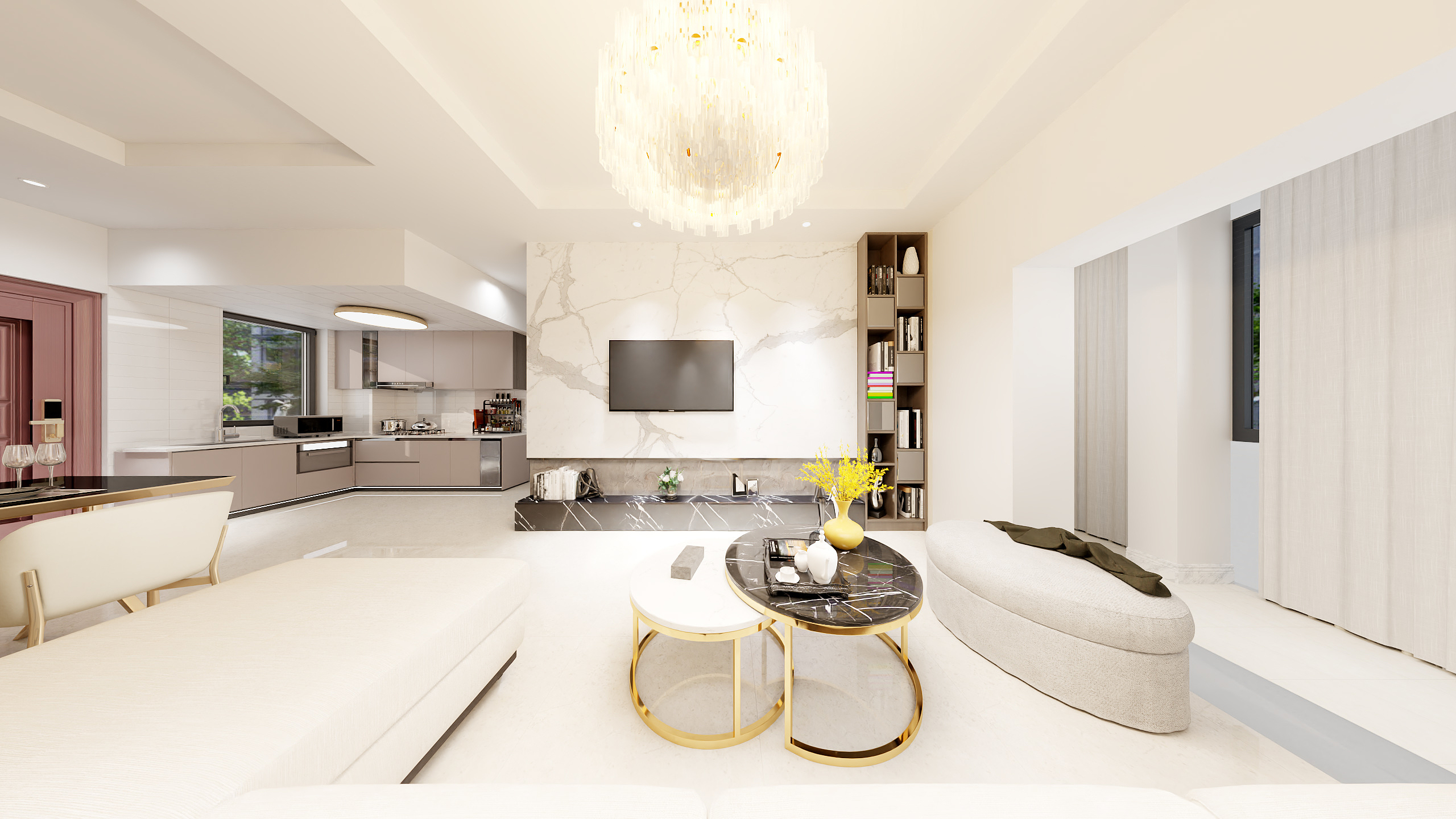 设计助手-北岸琴森现代简约65㎡1室-装修设计方案