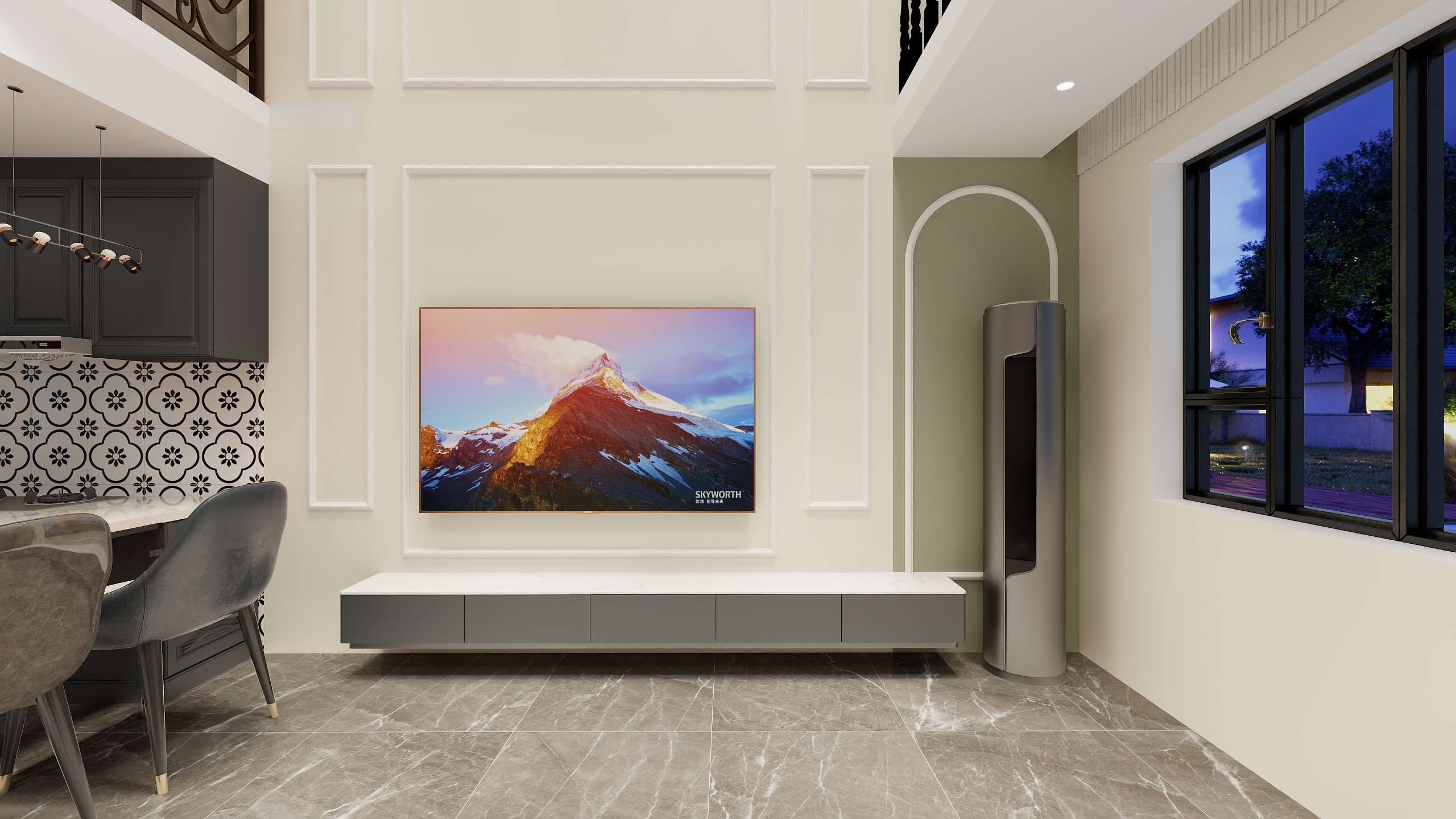 艺平方装饰有限公司-45平2居室-装修设计方案